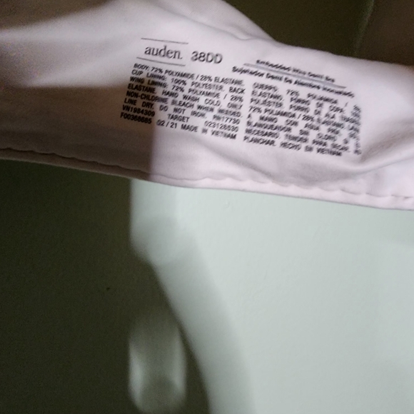Auden bra size 38DD new without tag embedded underwire - Picture 10 of 10